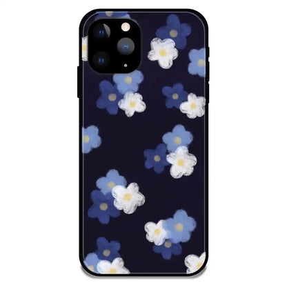 'Cute Flowers - Glossy Metal Silicone Case For Apple iPhone 11 Pro Max