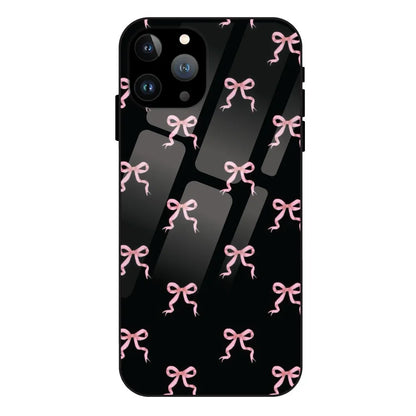 'Pink Bows - Glass Case For Apple iPhone 11 Pro