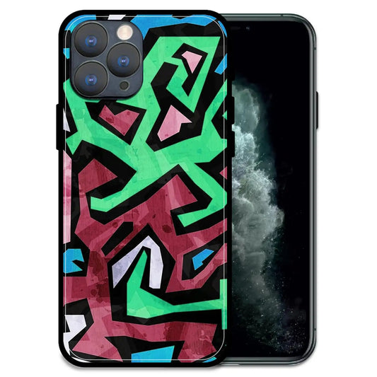 'Wild And Wacky - Glossy Metal Silicone Case For Apple iPhone 11 Pro Max