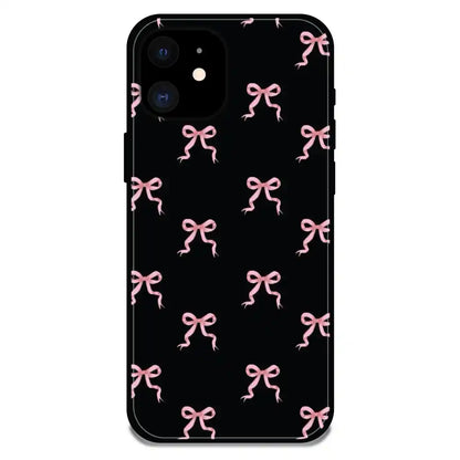 'Bow Family - Glossy Metal Silicone Case For Apple iPhone 12