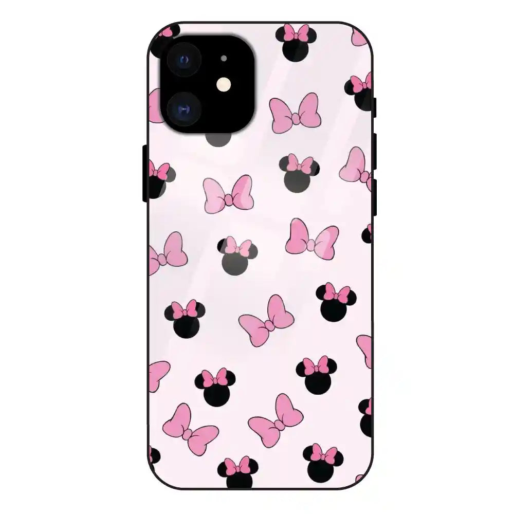 'Bow Tie - Glass Case For Apple iPhone 12