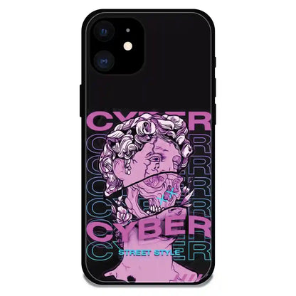 Cyber Street Style - Glossy Metal Silicone Case For Apple iPhone Models