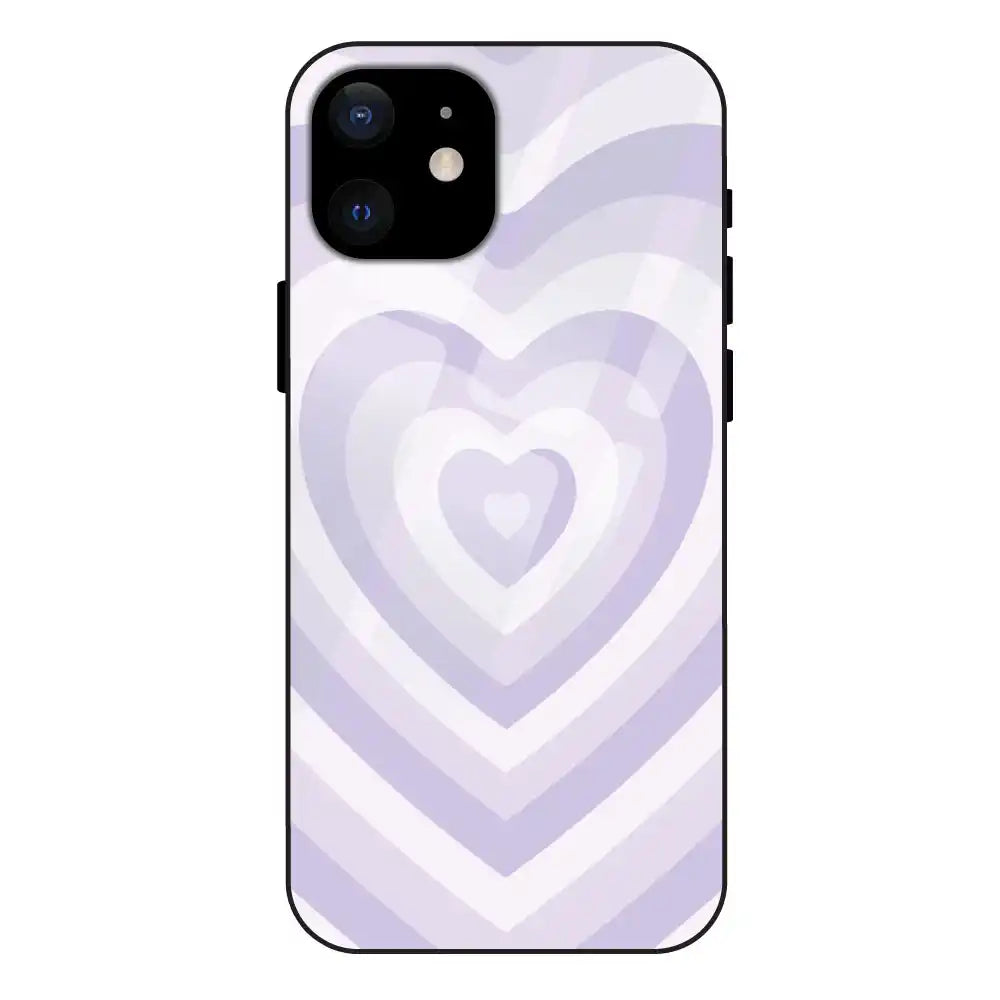 'Blue Hearts - Glass Case For Apple iPhone 12 Mini