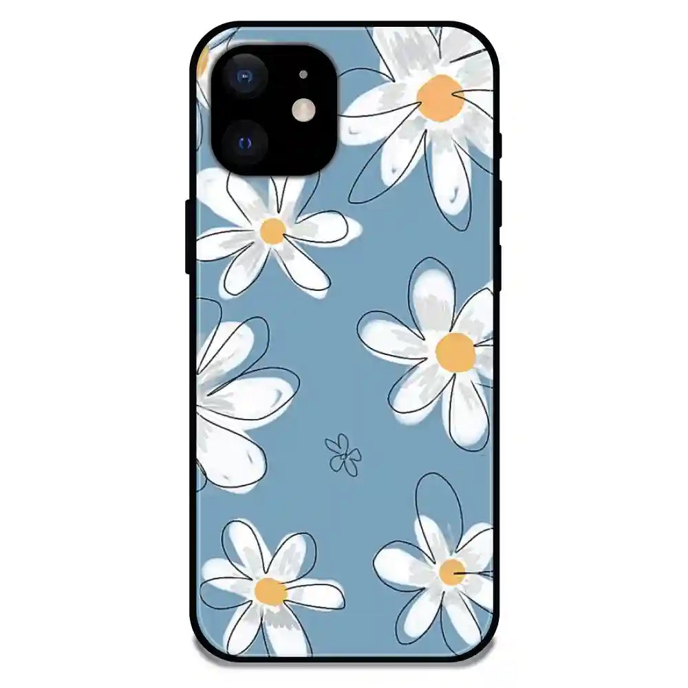 'Mogra Blues - Glossy Metal Silicone Case For Apple iPhone 12 Mini
