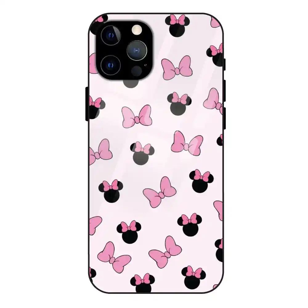 'Bow Tie - Glass Case For Apple iPhone 12 Pro