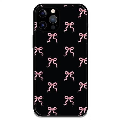 'Bow Family - Glossy Metal Silicone Case For Apple iPhone 12 Pro Max