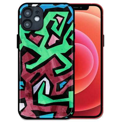 'Wild And Wacky - Glossy Metal Silicone Case For Apple iPhone 12 Mini