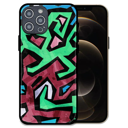 'Wild And Wacky - Glossy Metal Silicone Case For Apple iPhone 12 Pro Max