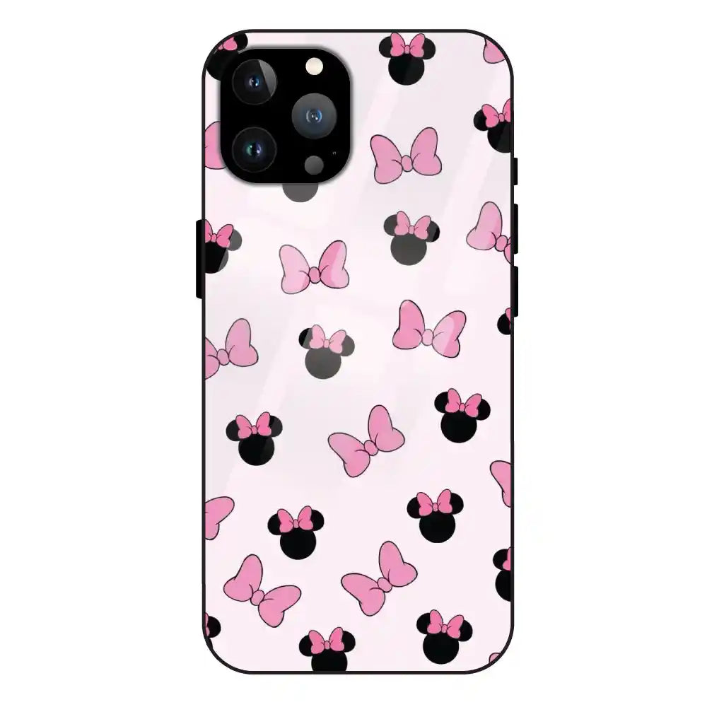 'Bow Tie - Glass Case For Apple iPhone 13 Pro Max