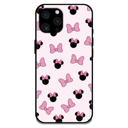 'Bow Tie - Glossy Metal Silicone Case For Apple iPhone 13 Pro