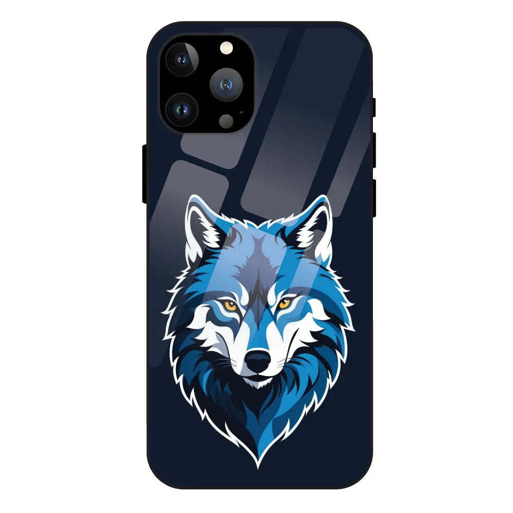 'Lone Wolf - Glass Case For Apple iPhone 13 Pro Max
