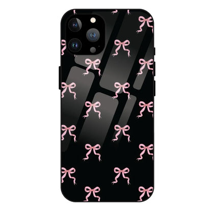 'Pink Bows - Glass Case For Apple iPhone 13 Pro Max
