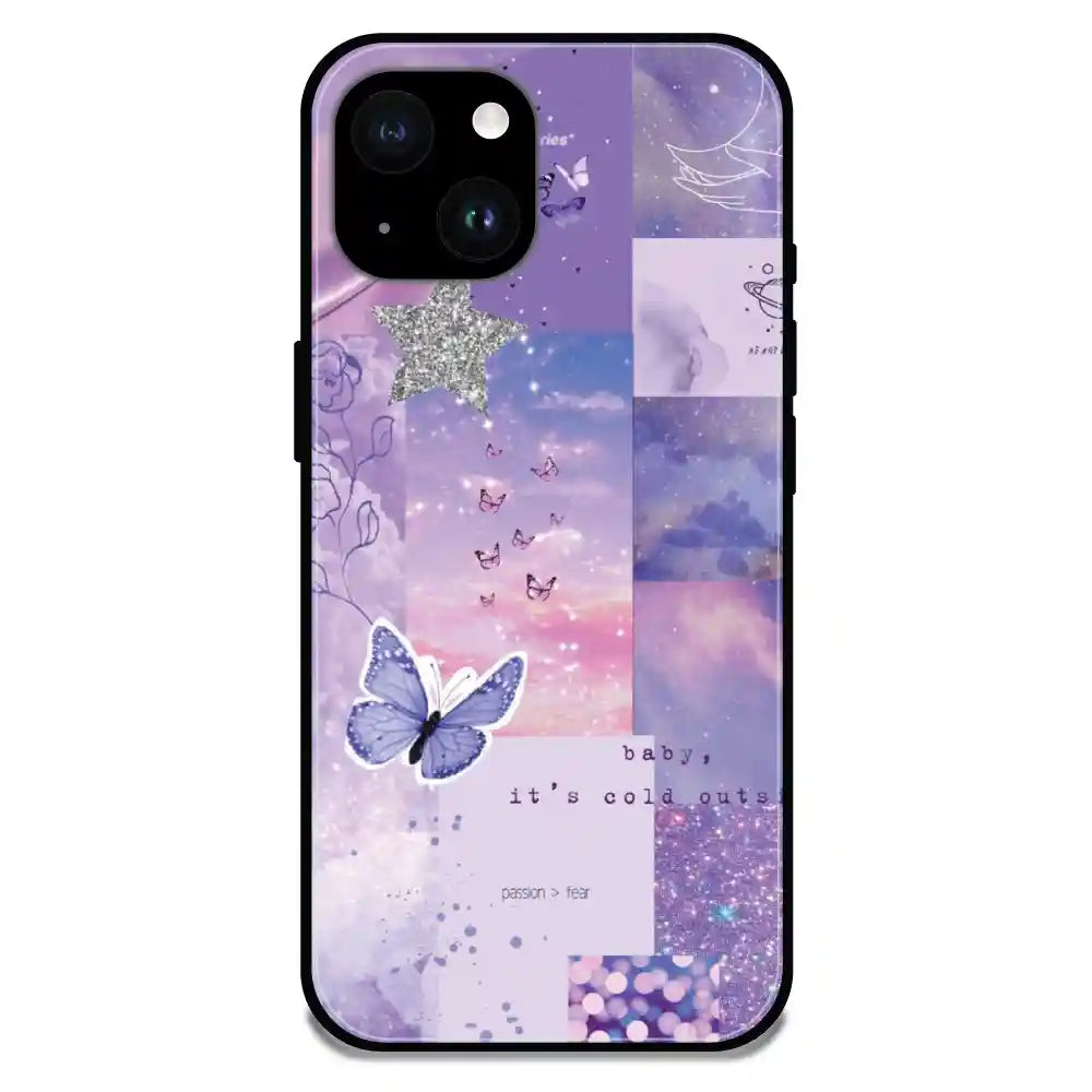 'Baby.Baby - Glossy Metal Silicone Case For Apple iPhone 14 Plus