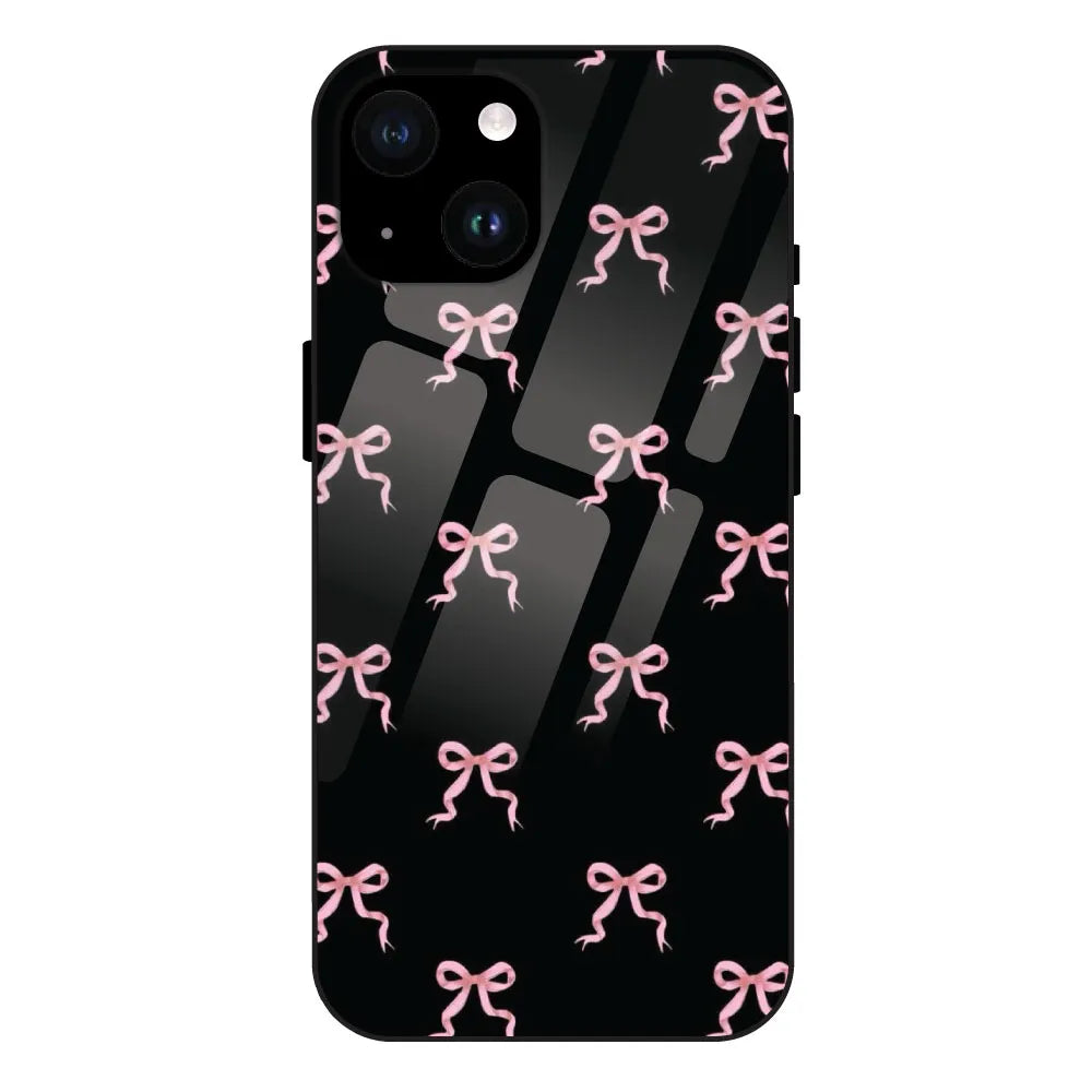 'Pink Bows - Glass Case For Apple iPhone 14 Plus
