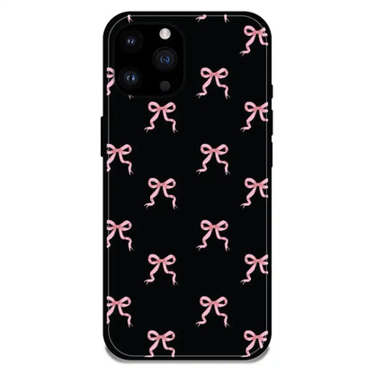 'Bow Family - Glossy Metal Silicone Case For Apple iPhone 14 Pro Max