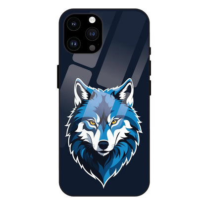 'Lone Wolf - Glass Case For Apple iPhone 14 Pro