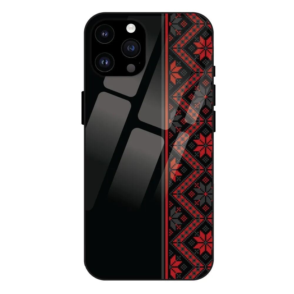 'Mandala Bloom - Glass Case For Apple iPhone 14 Pro