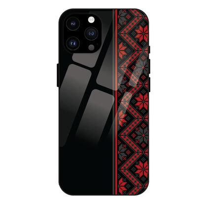 'Mandala Bloom - Glass Case For Apple iPhone 14 Pro