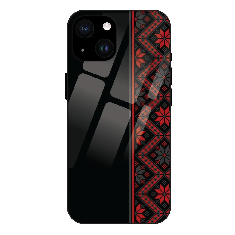'Mandala Bloom - Glass Case For Apple iPhone 14