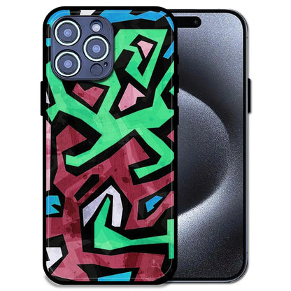 'Wild And Wacky - Glossy Metal Silicone Case For Apple iPhone 14 Pro