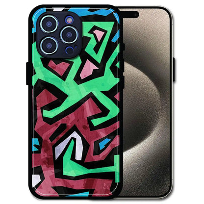 'Wild And Wacky - Glossy Metal Silicone Case For Apple iPhone 14 Pro Max