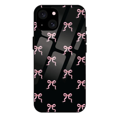 'Pink Bows - Glass Case For Apple iPhone 15 Plus