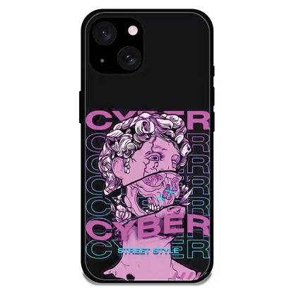 Cyber Street Style - Glossy Metal Silicone Case For Apple iPhone Models