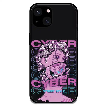 Cyber Street Style - Glossy Metal Silicone Case For Apple iPhone Models