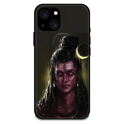 'Lord Shiva - Glossy Metal Silicone Case For Apple iPhone 15 Plus