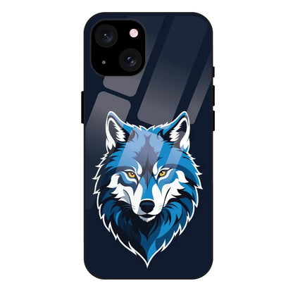 'Lone Wolf - Glass Case For Apple iPhone 15 Plus