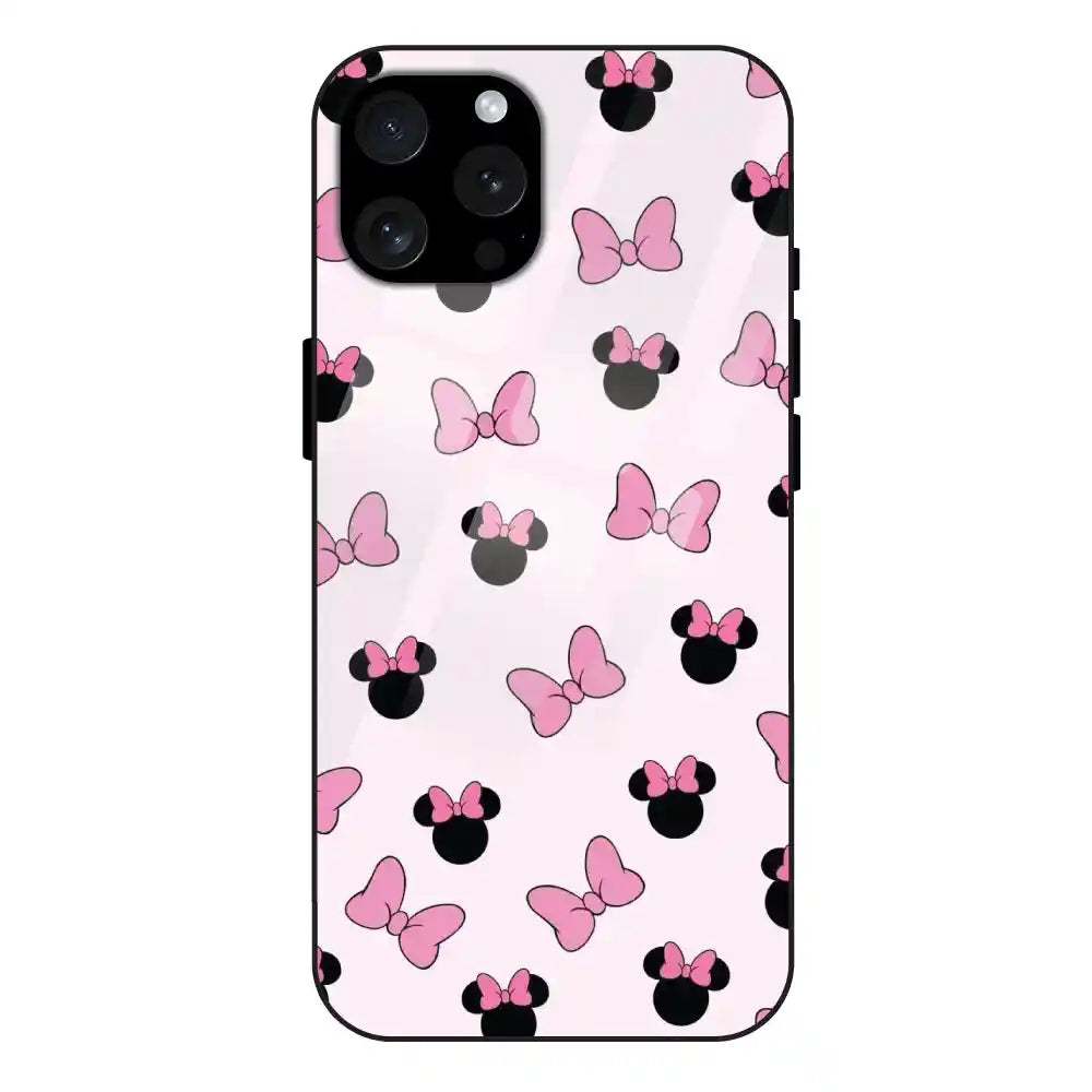 'Bow Tie - Glass Case For Apple iPhone 15 Pro