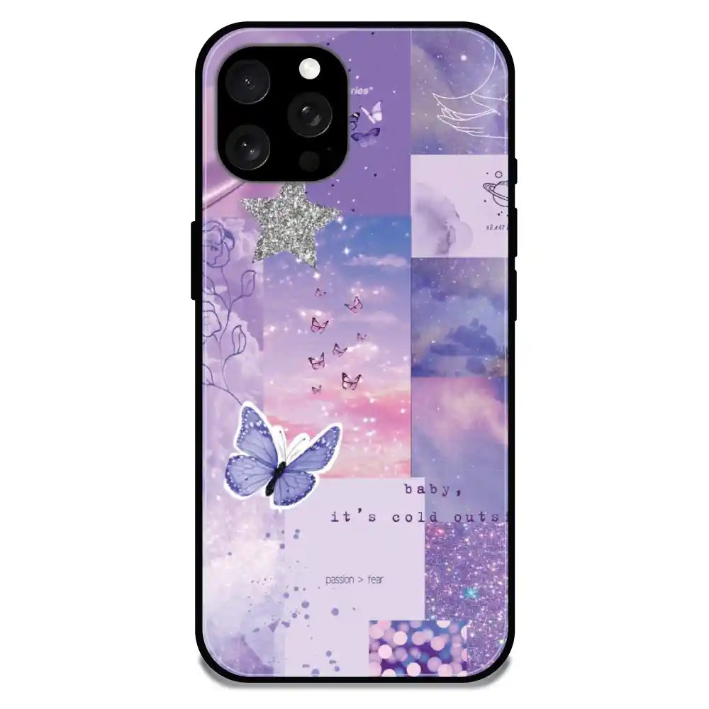 'Baby.Baby - Glossy Metal Silicone Case For Apple iPhone 15 Pro Max