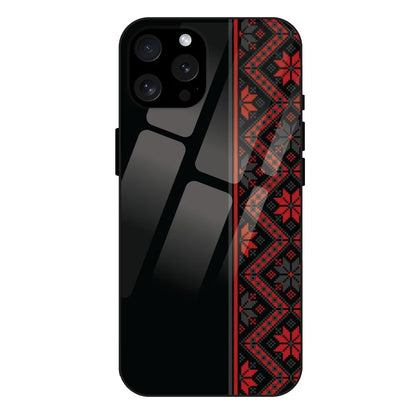 'Mandala Bloom - Glass Case For Apple iPhone 15 Pro