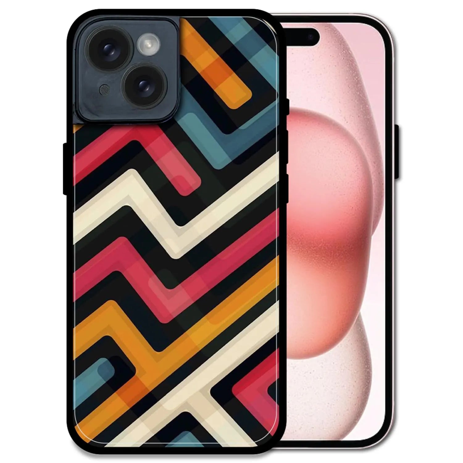 'Urban Lines - Glass Case For Apple iPhone 15