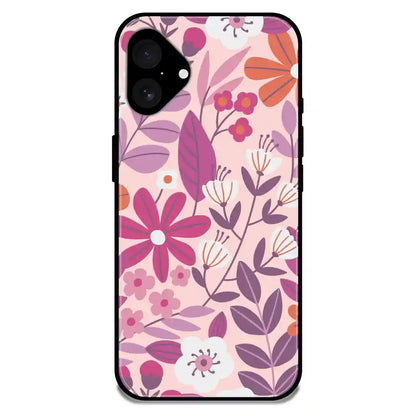 'Garden Art - Glossy Metal Silicone Case For Apple iPhone 16