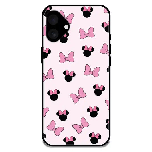 'Bow Tie - Glossy Metal Silicone Case For Apple iPhone 16