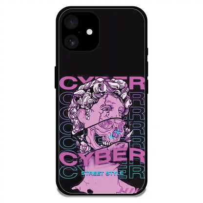 Cyber Street Style - Glossy Metal Silicone Case For Apple iPhone Models