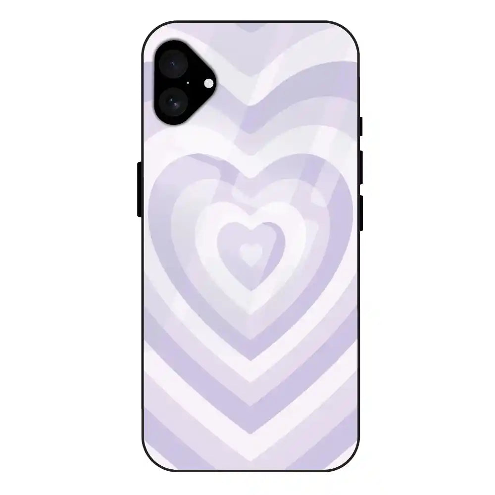 'Blue Hearts - Glass Case For Apple iPhone 16 Plus