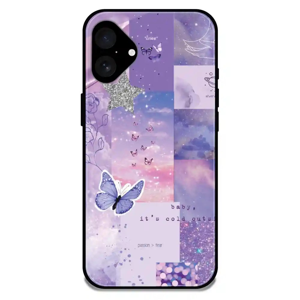 'Baby.Baby - Glossy Metal Silicone Case For Apple iPhone 16 Plus