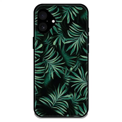 'Ferns - Glossy Metal Silicone Case For Apple iPhone 16 Plus