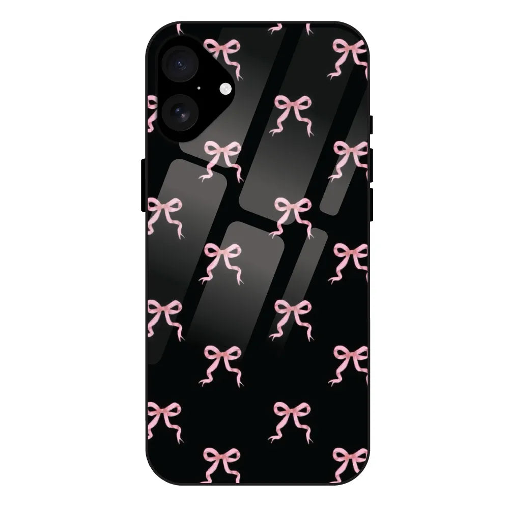'Pink Bows - Glass Case For Apple iPhone 16 Plus