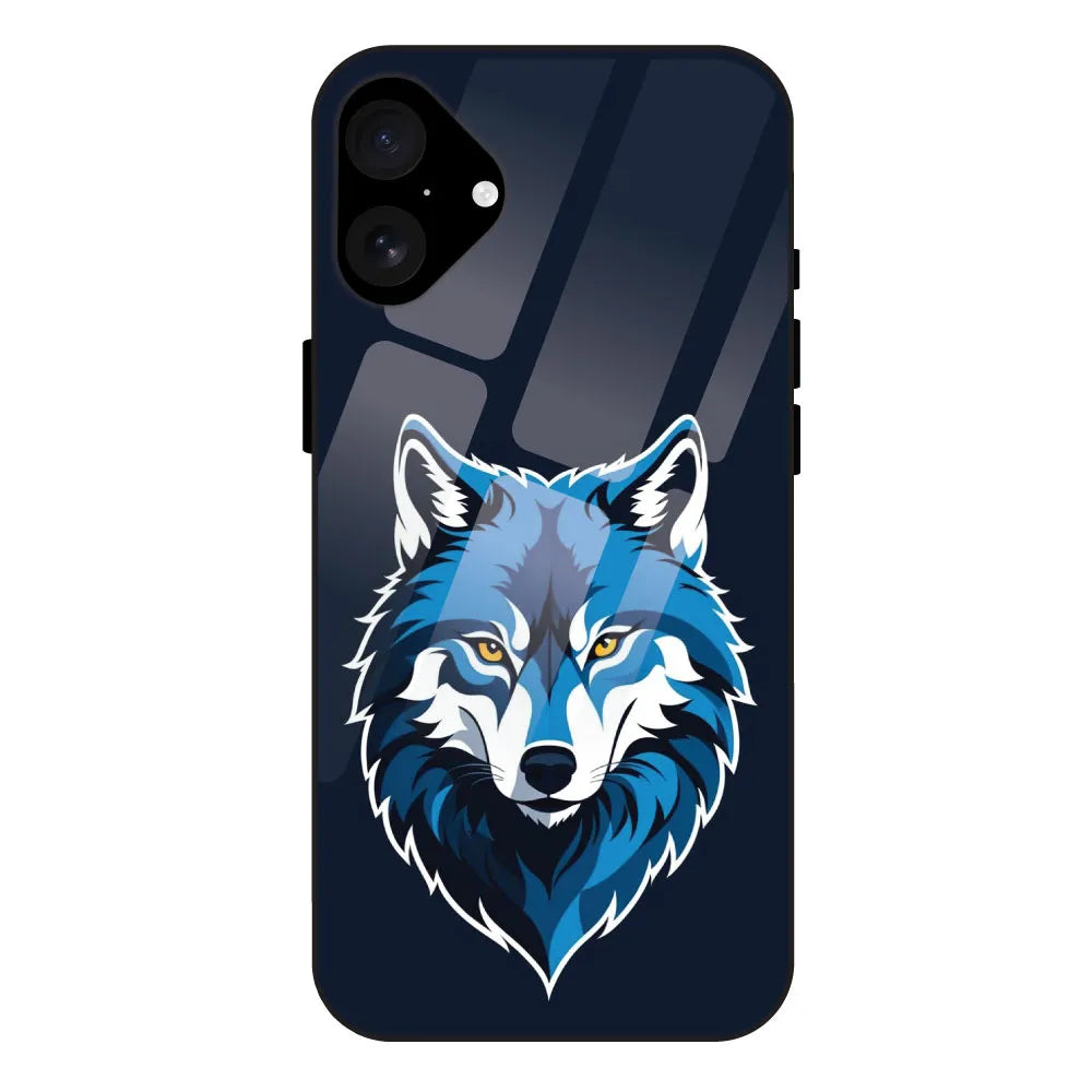 'Lone Wolf - Glass Case For Apple iPhone 16 Plus