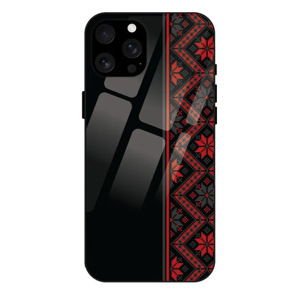 'Mandala Bloom - Glass Case For Apple iPhone 16 Pro