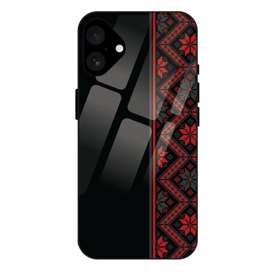 'Mandala Bloom - Glass Case For Apple iPhone 16