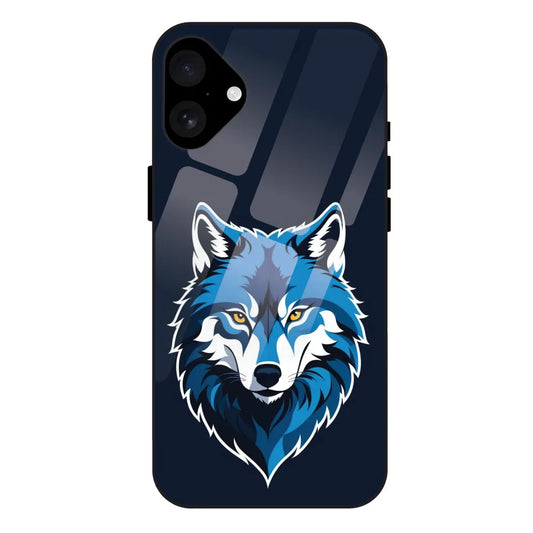 'Lone Wolf - Glass Case For Apple iPhone 16
