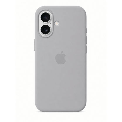 iPhone 16, 17 and 16 Plus Liquid Silicone Case Image - Grey