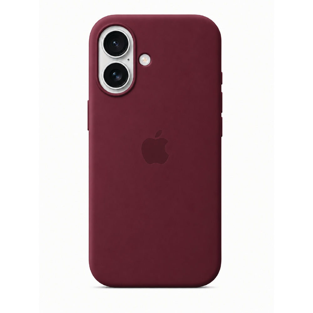 iPhone 16, 17 and 16 Plus Liquid Silicone Case Image - Maroon