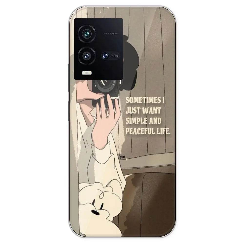 Photographer - Printed Silicone Case For IQOO 10