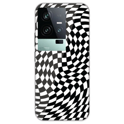 Checks - Printed Silicone Case For IQOO 11