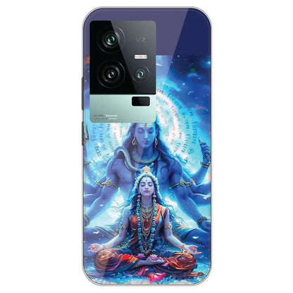 Shiv Parvati - Printed Silicone Case For IQOO 11